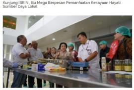 Kunjungi BRIN, Bu Mega Berpesan Pemanfaatan Kekayaan Hayati Sumber Daya Lokal